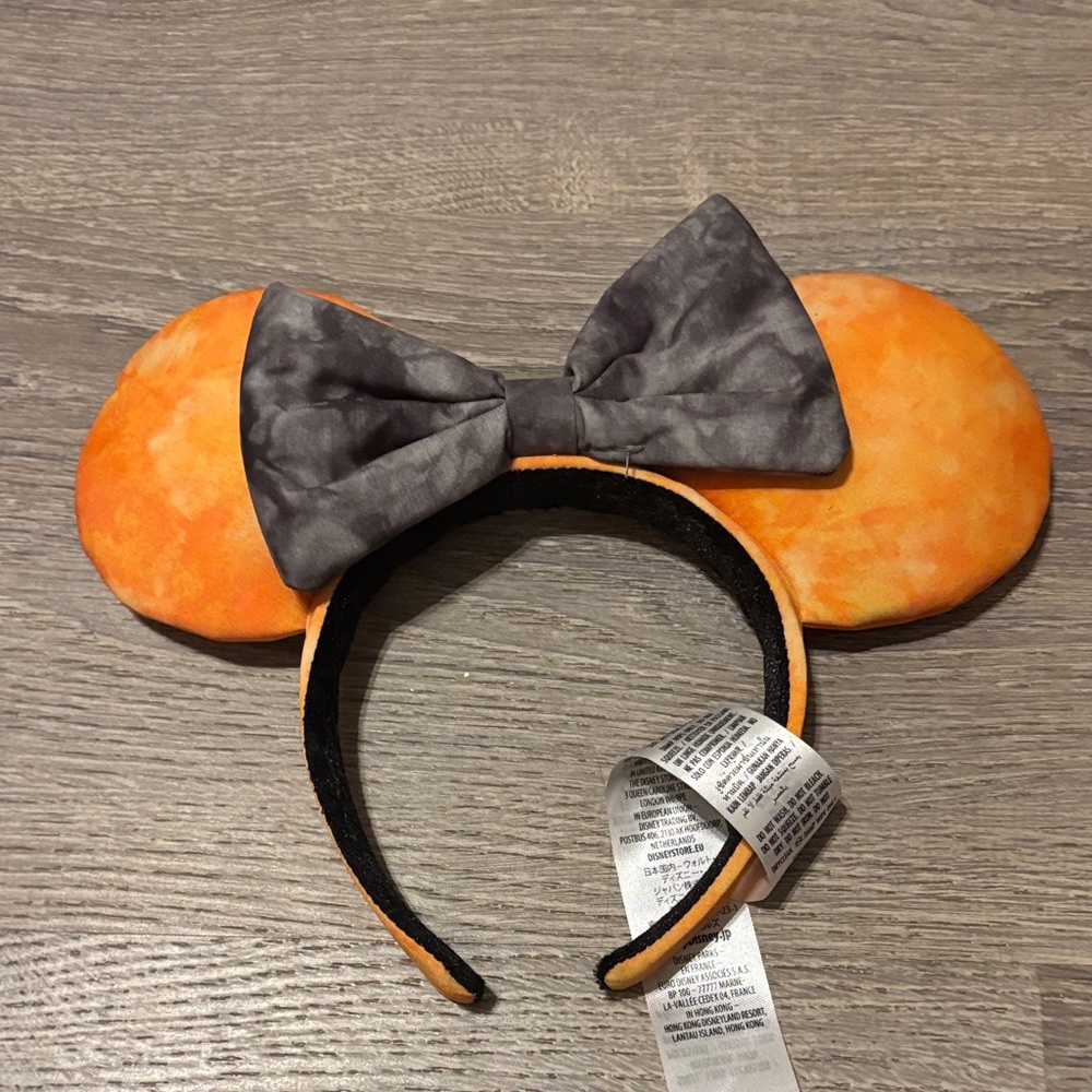 Disney Orange and Gray Ears Headband